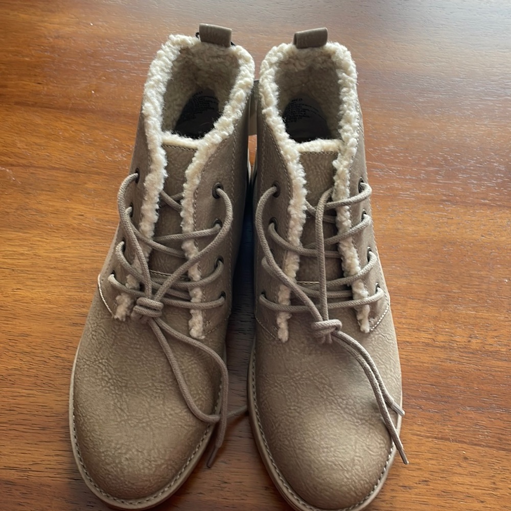 Lace up booties